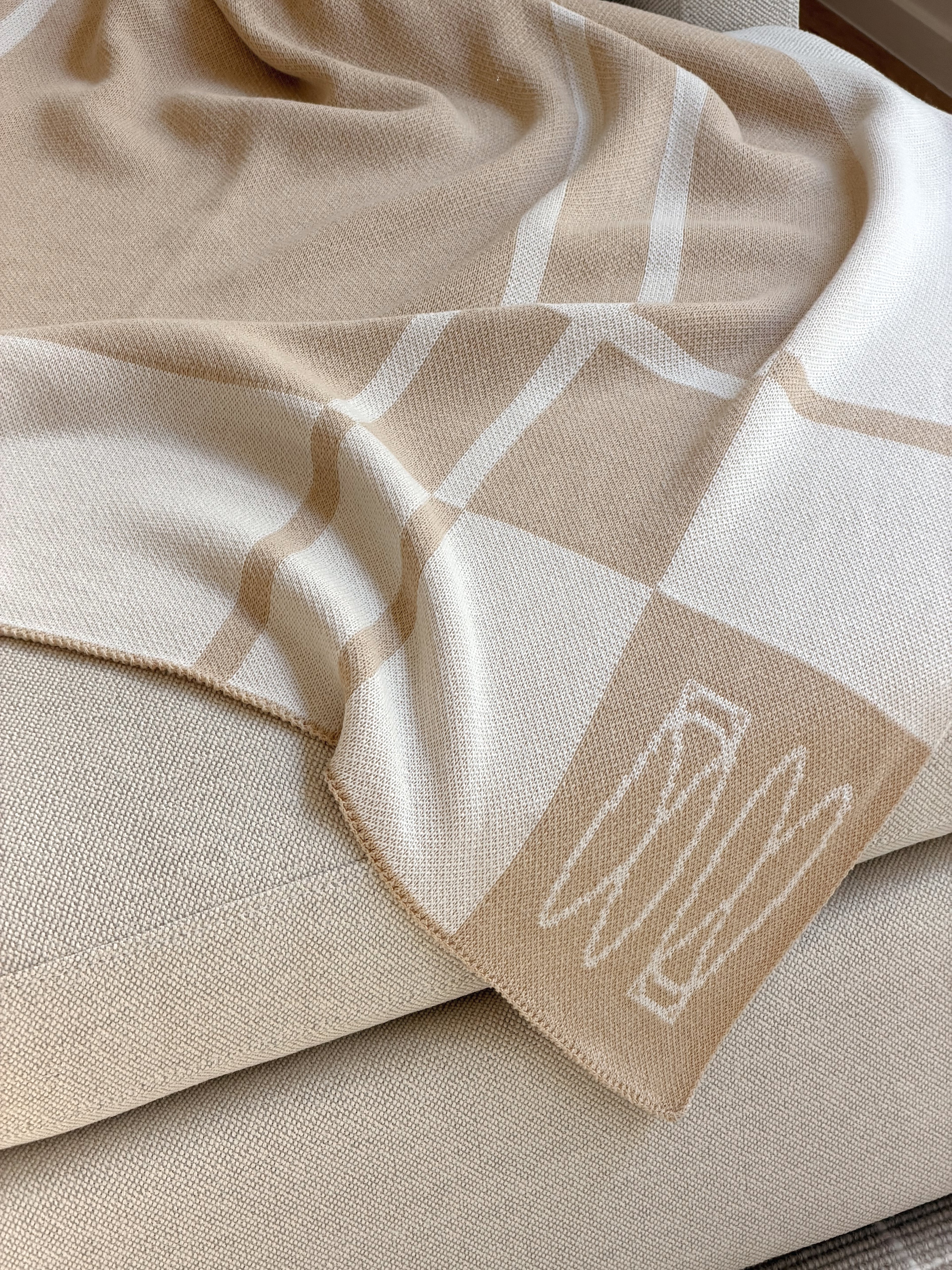 Happy Habitat x Cicada Co. Plaid Double Bug Logo Blanket