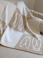 Happy Habitat x Cicada Co. Checkered Double Bug Logo Blanket