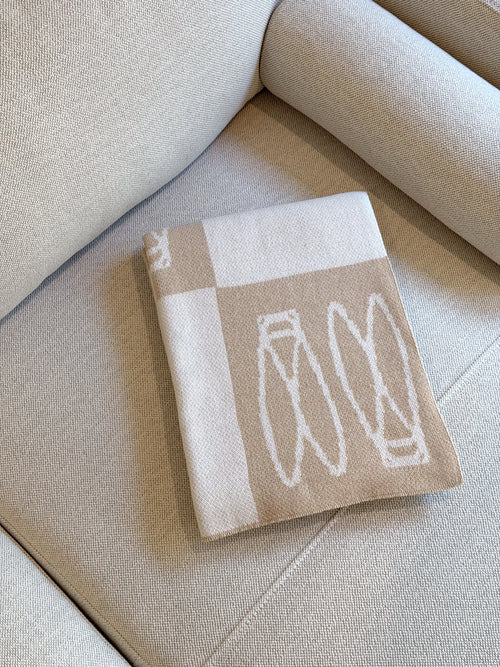 Happy Habitat x Cicada Co. Checkered Double Bug Logo Blanket
