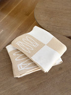 Happy Habitat x Cicada Co. Checkered Double Bug Logo Blanket